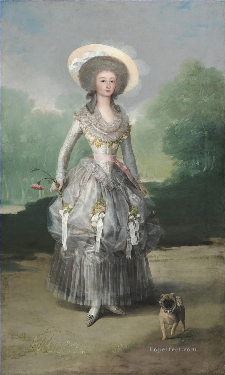 Marquesa Mariana de Pontejos Francisco de Goya Oil Paintings